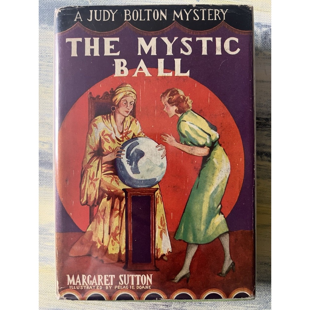 1934 Judy Bolton The Mystic Ball Margaret Sutton 7 Vintage Hardcover Dust Jacket